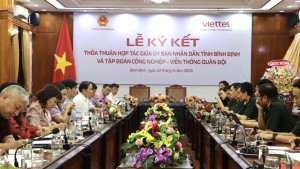 Bình Định và Viettel ký kết thỏa thuận hợp tác về chuyển đổi số